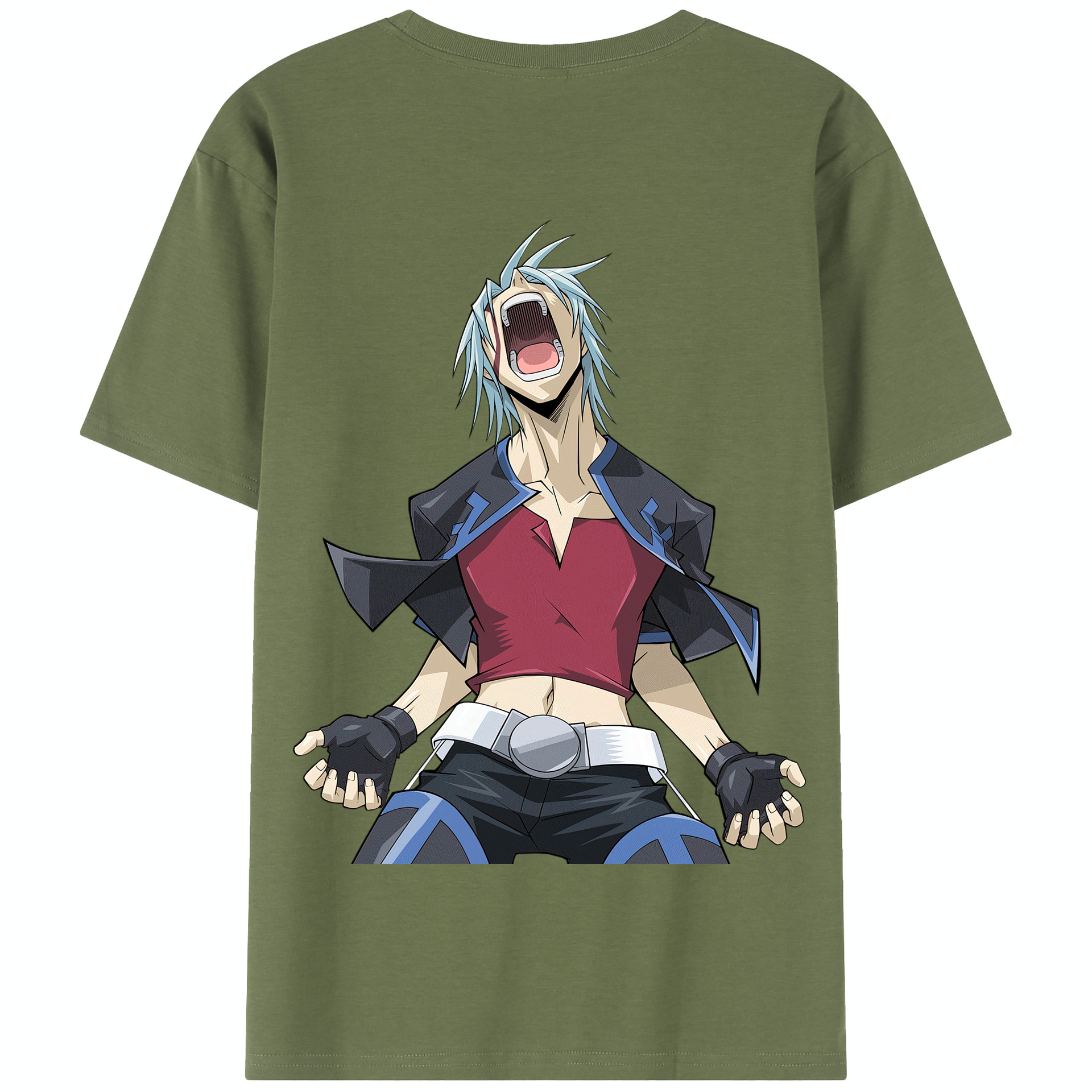 （画像用） 遊☆戯☆王 Yu-Gi-Oh! 綿100％半袖Tシャツ（背面プリント）